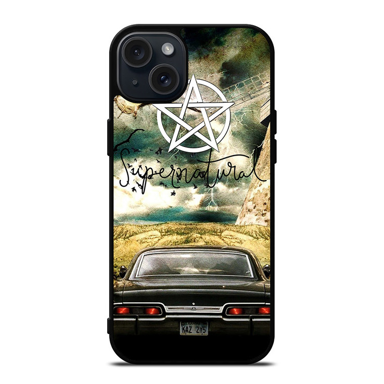 SUPERNATURAL LOGO 3 iPhone 15 Plus Case