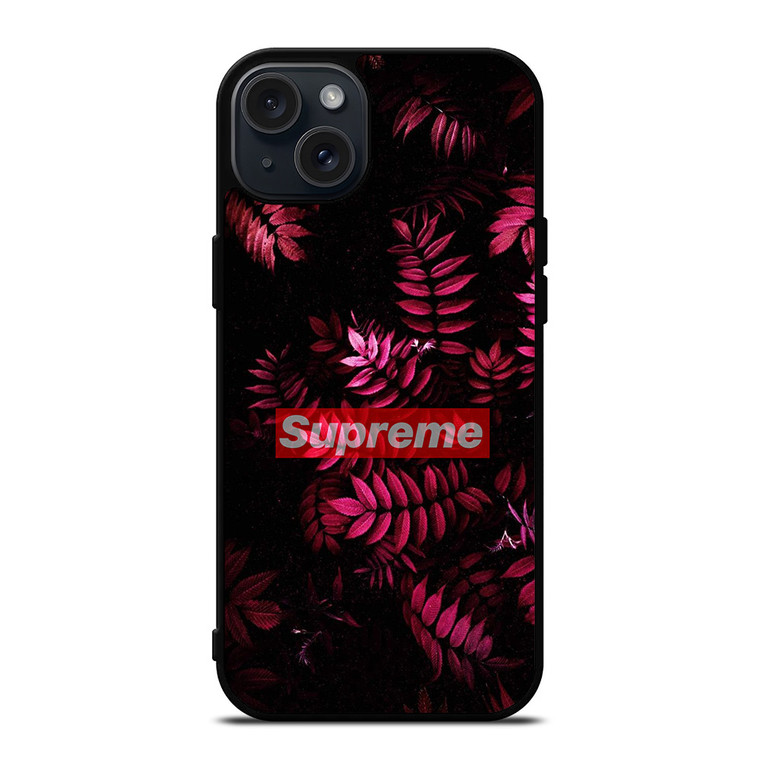 SUPREME LEAFPINK iPhone 15 Plus Case