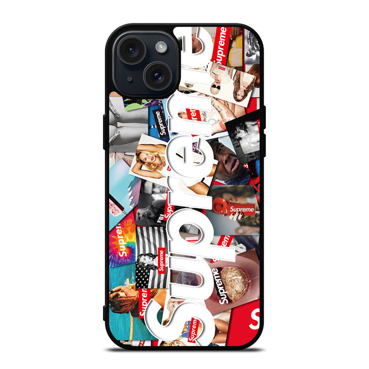 SUPREME STICKER FASHION SEXY iPhone 15 Plus Case