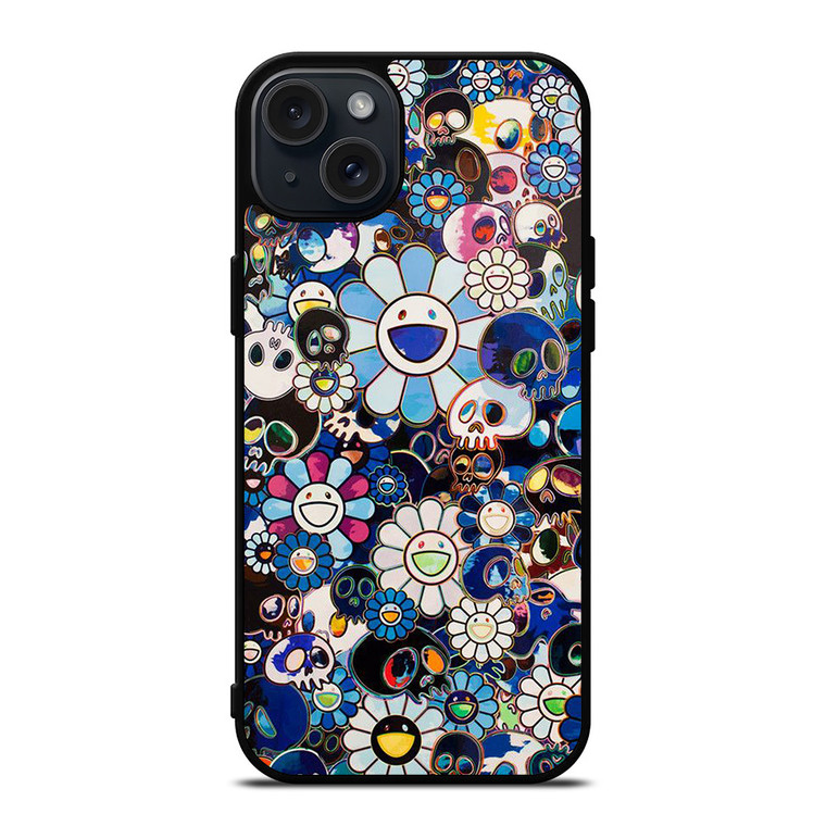 TAKASHI MURAKAMI SKULL iPhone 15 Plus Case