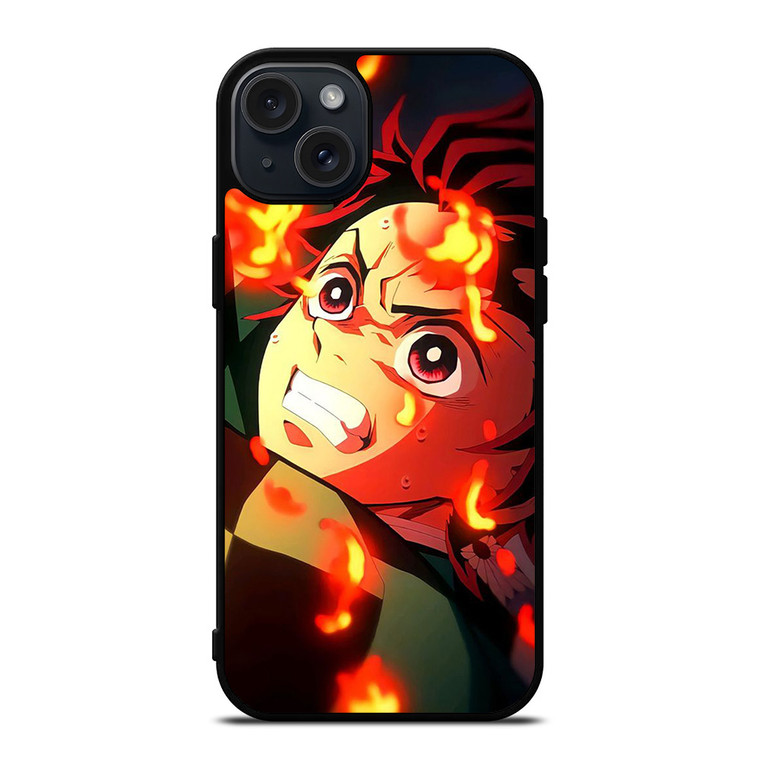 TANJIRO KAMADO DEMON SLAYER ANIME iPhone 15 Plus Case
