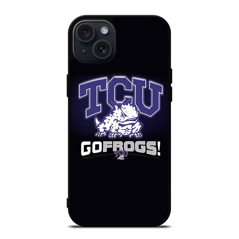 TCU HORNED FROGS COLLEGE iPhone 15 Plus Case TCU HORNED FROGS COLLEGE iPhone 15 Plus Case