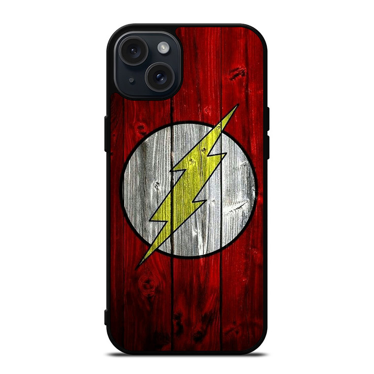 THE FLASH WOODEN iPhone 15 Plus Case