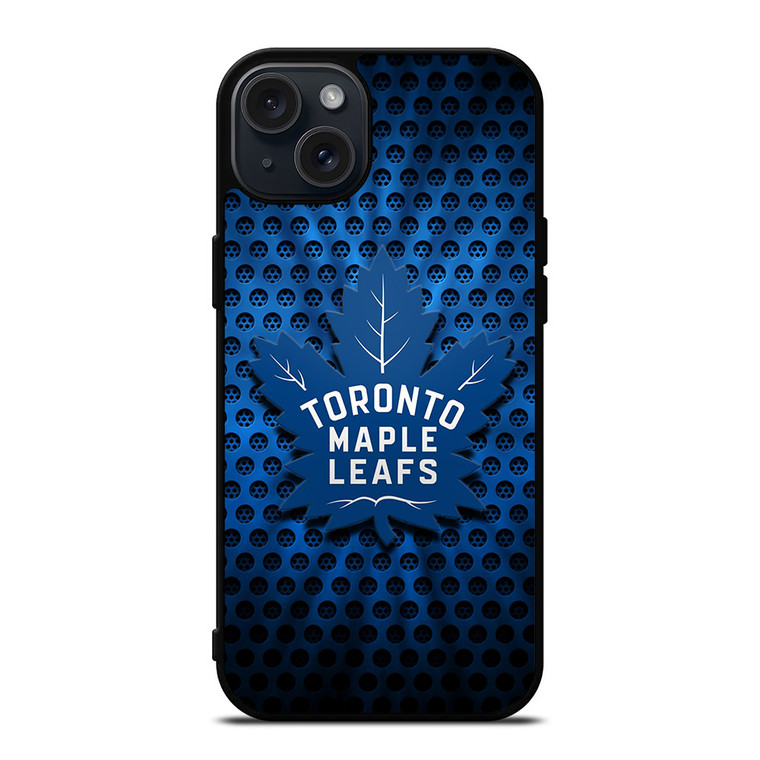 TORONTO MAPLE LEAFS LOGO METAL iPhone 15 Plus Case