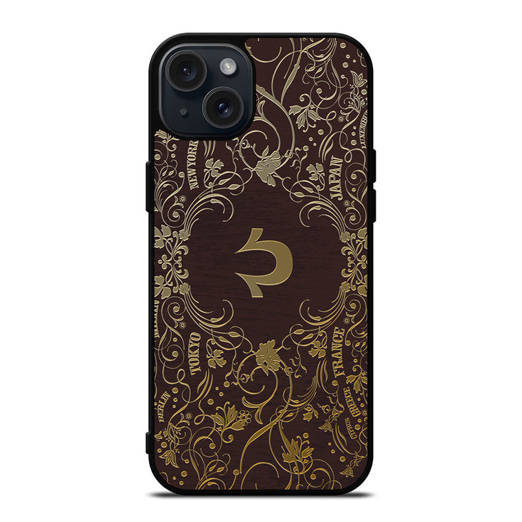 TRUE RELIGION GOLD ART iPhone 15 Plus Case