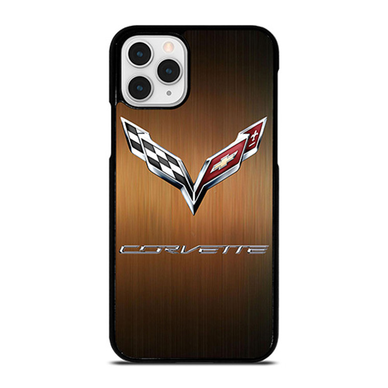 CORVETTE WOODEN LOGO iPhone 11 Pro Case