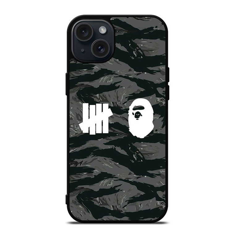 UNDEFEATED BAPE LOGO CAMO iPhone 15 Plus Case