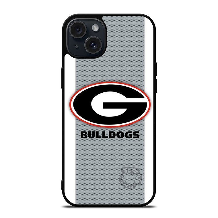 UNIVERSITY GEORGIA BULLDOGS FOOTBALL LOGO iPhone 15 Plus Case