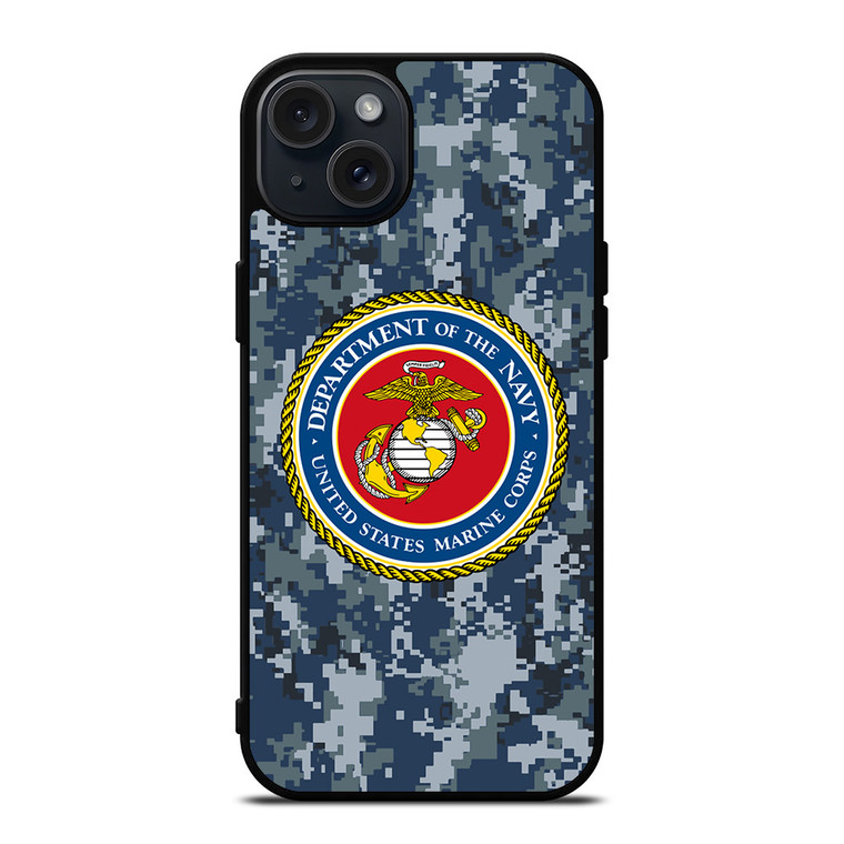 USMC US MARINE CORPS CAMO iPhone 15 Plus Case