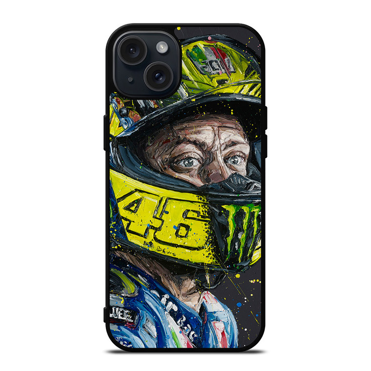 VALENTINO ROSSI ART 46 iPhone 15 Plus Case