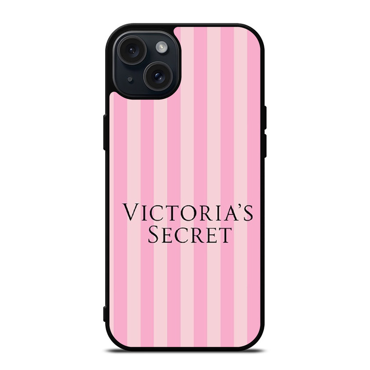 VICTORIA'S SECRET LOGO PINK STRIPE iPhone 15 Plus Case VICTORIA'S SECRET LOGO PINK STRIPE iPhone 15 Plus Case