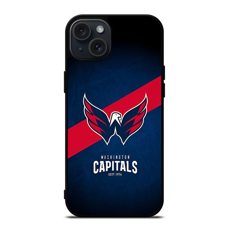 WASHINGTON CAPITALS LOGO NHL HOCKEY CLUB iPhone 15 Plus Case