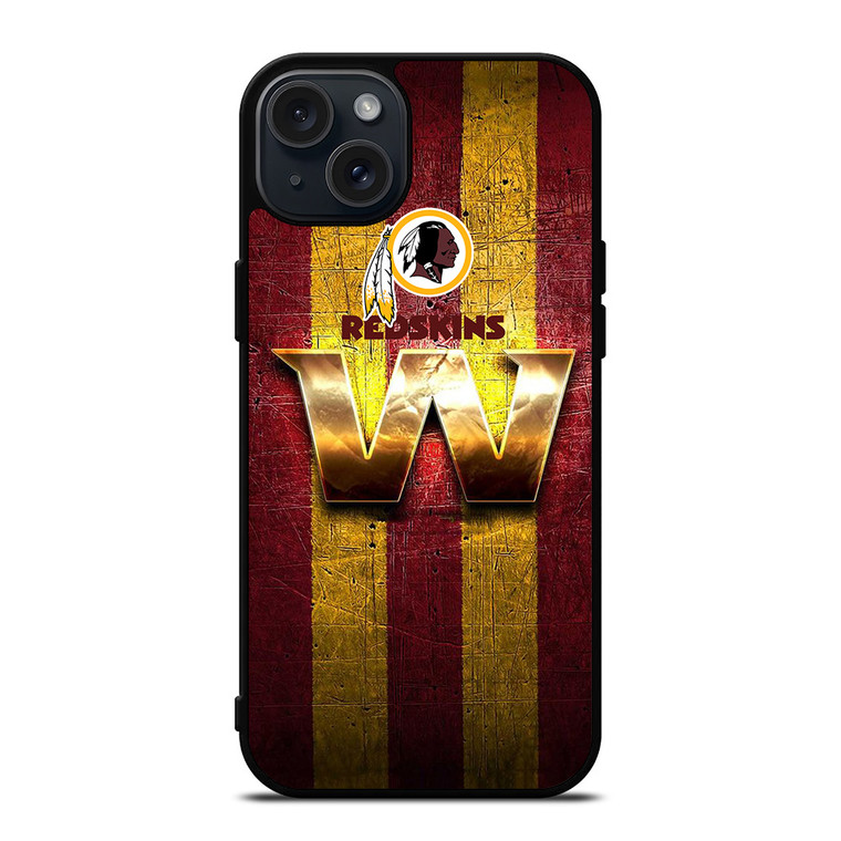 WASHINGTON REDSKINS FOOTBALL LOGO EMBLEM iPhone 15 Plus Case