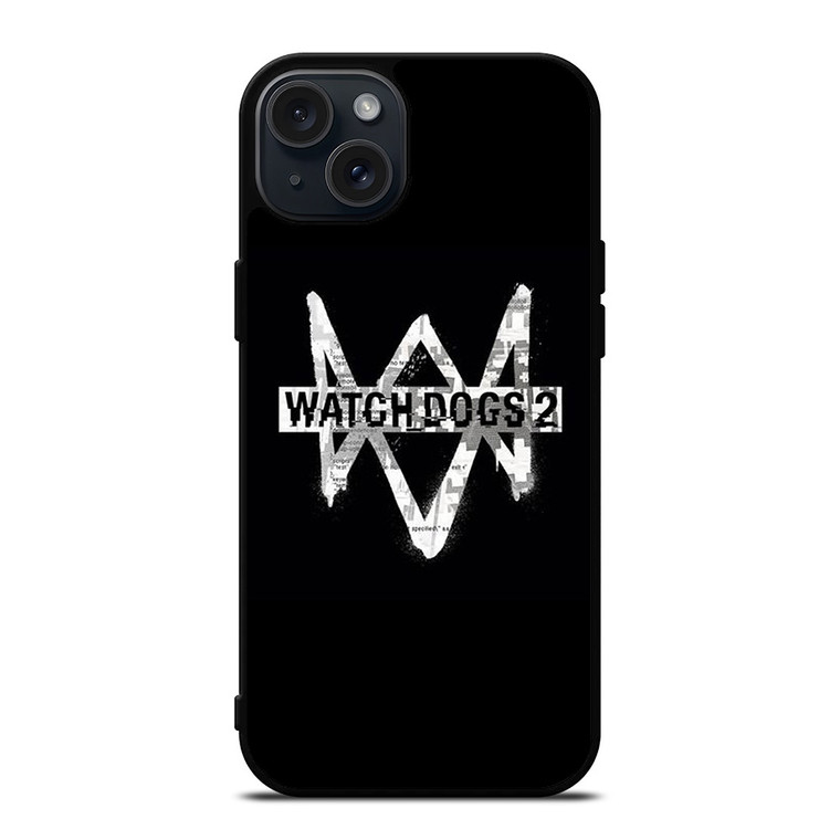 WATCH DOGS 2 LOGO iPhone 15 Plus Case WATCH DOGS 2 LOGO iPhone 15 Plus Case