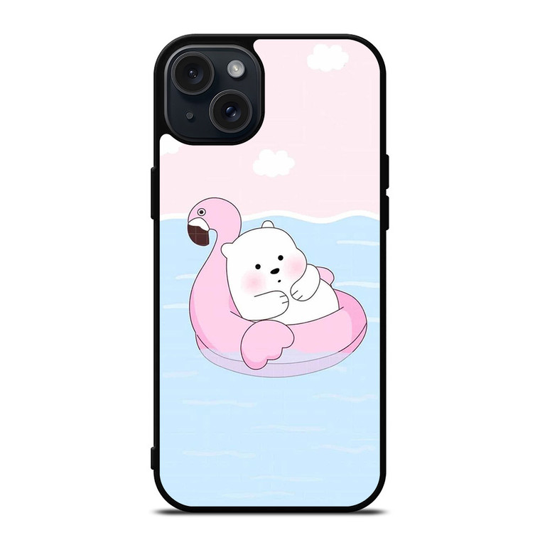 WE BARE BEARS ICE BEARS SUMMER iPhone 15 Plus Case WE BARE BEARS ICE BEARS SUMMER iPhone 15 Plus Case