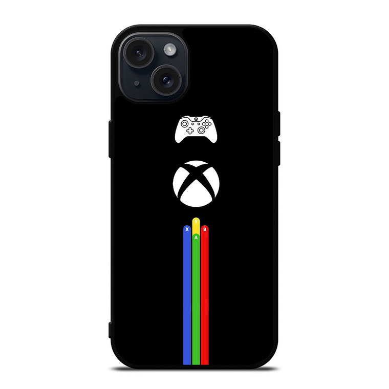 X BOX GAME CONSOLE ARTWORK iPhone 15 Plus Case