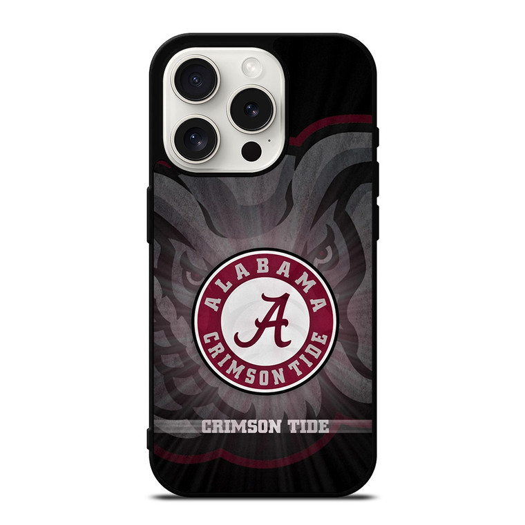 ALABAMA CRIMSON TIDE LOGO iPhone 15 Pro Case