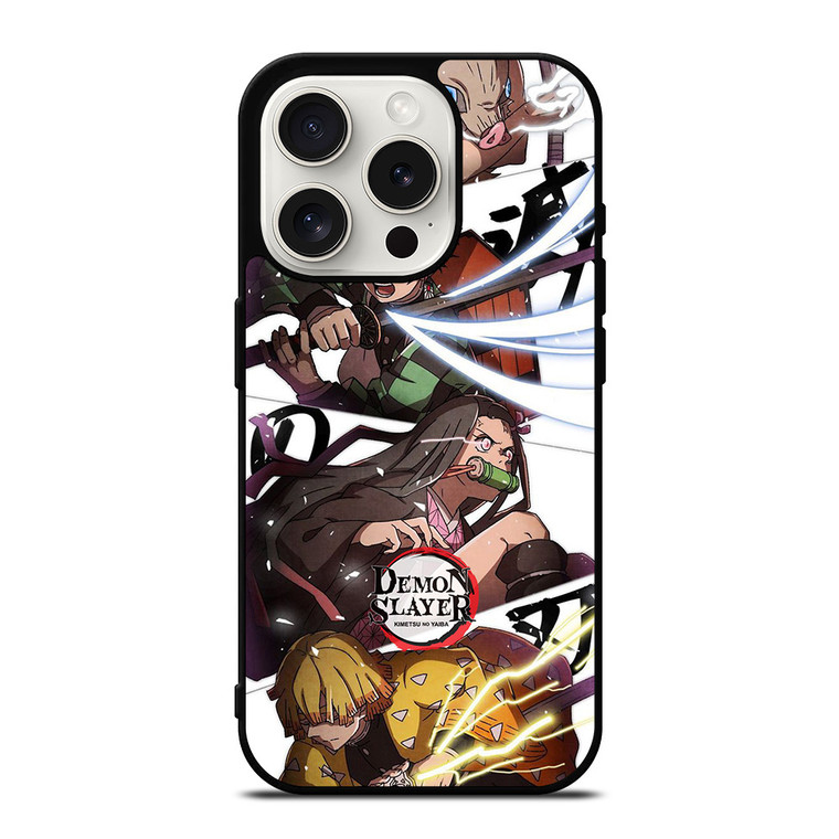 ANIME KIMETSU NO YAIBA NEZUKO SQUAD iPhone 15 Pro Case