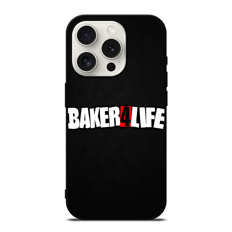 BAKER 4 LIFE LEATHER LOGO iPhone 15 Pro Case