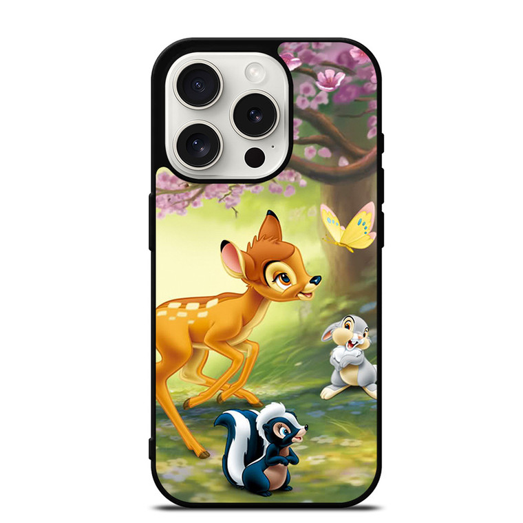 BAMBI DEER AND FRIENDS DISNEY iPhone 15 Pro Case