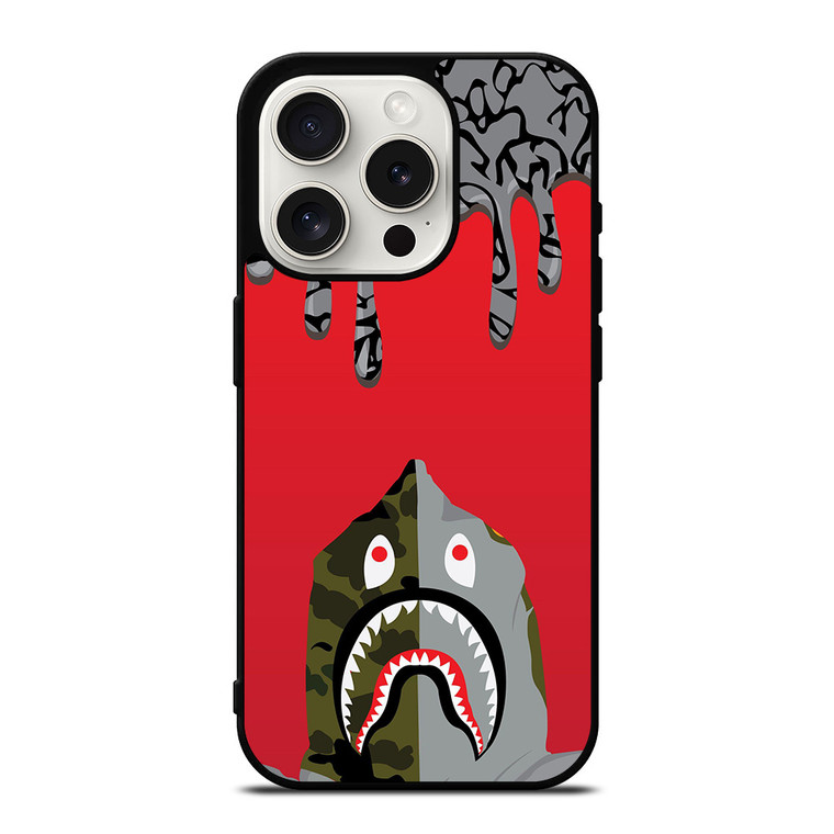 BAPE CAMO MELTED ARTWORK iPhone 15 Pro Case BAPE CAMO MELTED ARTWORK iPhone 15 Pro Case