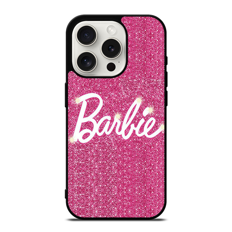 BARBIE PINK BLING GLITTER 1 iPhone 15 Pro Case BARBIE PINK BLING GLITTER 1 iPhone 15 Pro Case