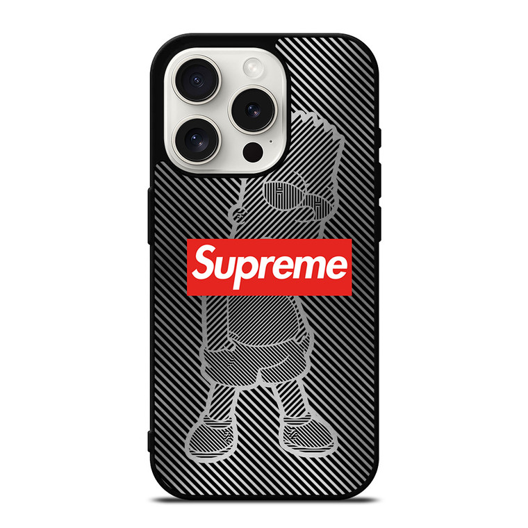BART SIMPSON STRIPE SUPREME iPhone 15 Pro Case