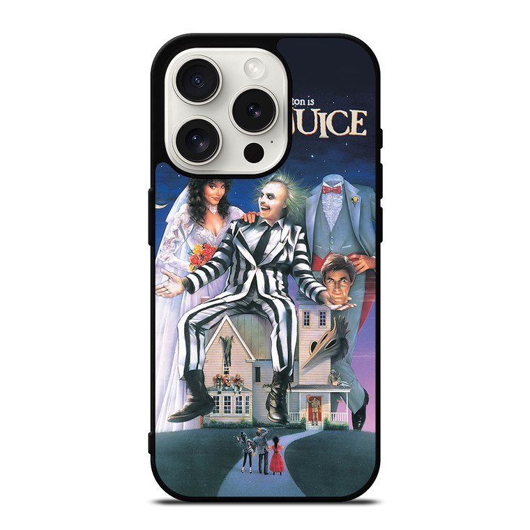 BEETLEJUICE MOVIE TIM BURTON iPhone 15 Pro Case