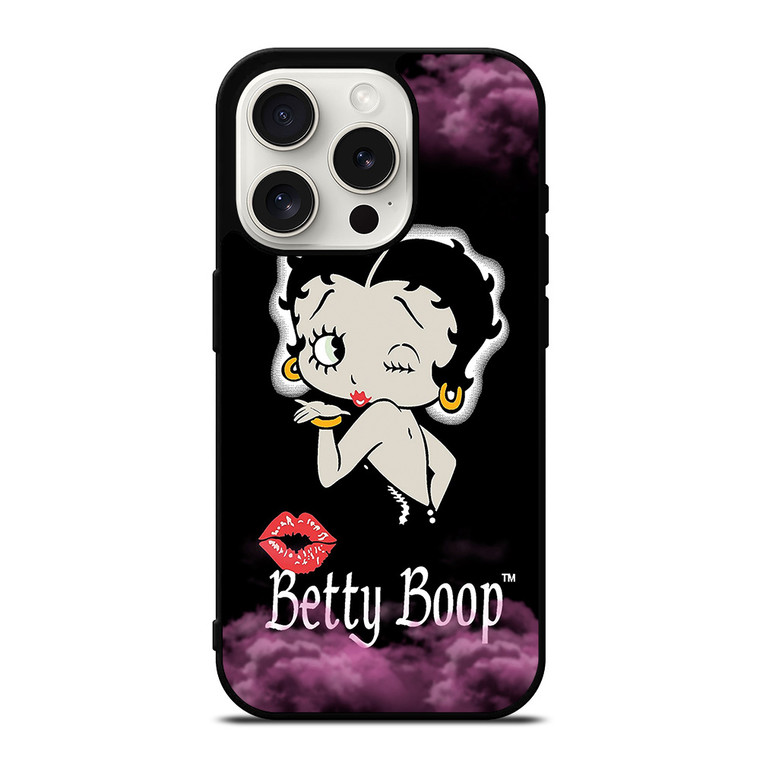 BETTY BOOP KISS CARTOON iPhone 15 Pro Case BETTY BOOP KISS CARTOON iPhone 15 Pro Case