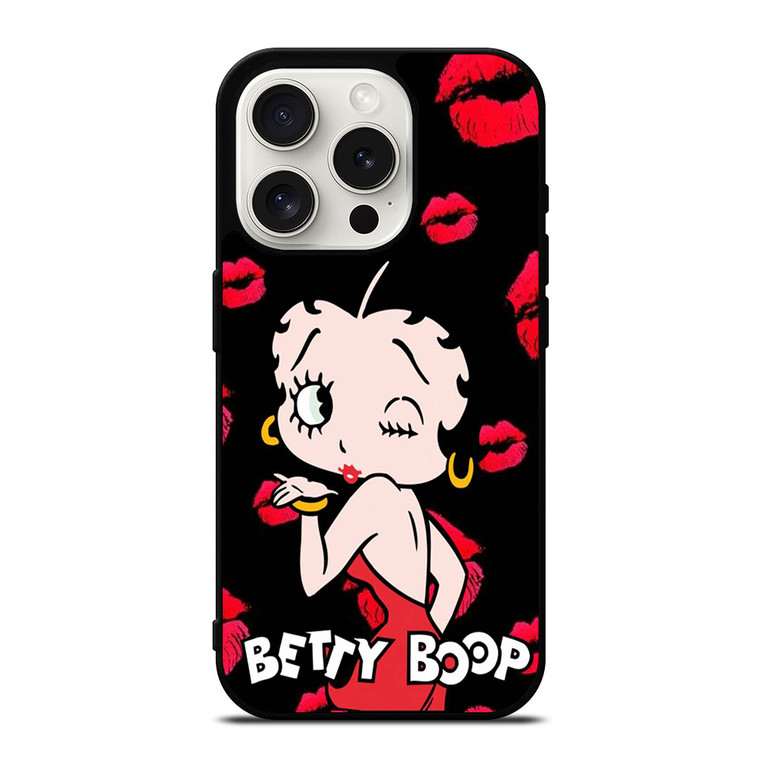 BETTY BOOP KISSES iPhone 15 Pro Case BETTY BOOP KISSES iPhone 15 Pro Case