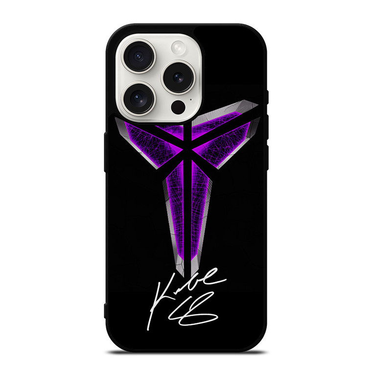 BLACK MAMBA KOBE BRYANT LOGO iPhone 15 Pro Case