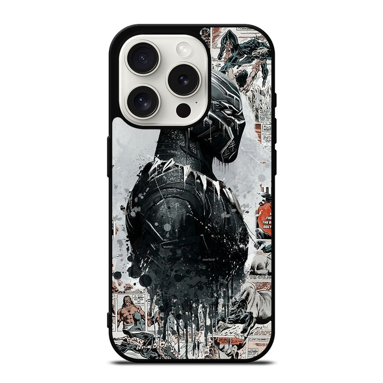 BLACKPANTHER COLLAGE COMIC iPhone 15 Pro Case