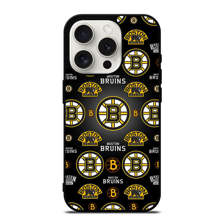 BOSTON BRUINS COLLAGE iPhone 15 Pro Case