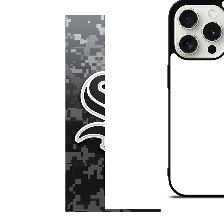 CHICAGO WHITE SOX CAMO LOGO iPhone 15 Pro Case