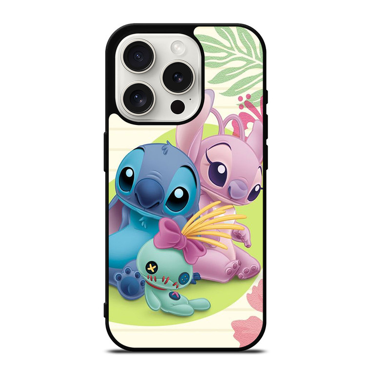DISNEY STITCH AND GIRLFRIEND iPhone 15 Pro Case