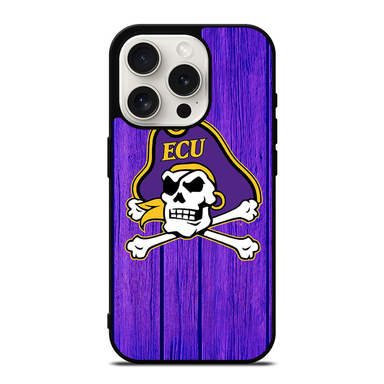 EAST CAROLINA PIRATES UNIVERSITY ECU FOOTBALL ICON iPhone 15 Pro Case