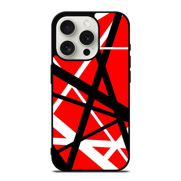 EDDIE VAN HALEN GUITAR STRIPES PATTERN iPhone 15 Pro Case