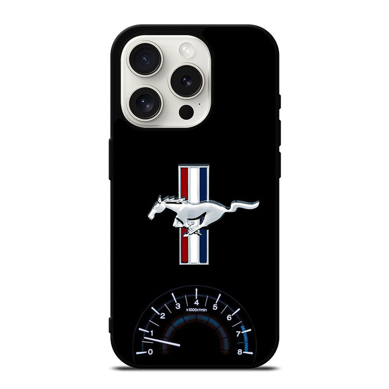 FORD MUSTANG SPEEDOMETER iPhone 15 Pro Case FORD MUSTANG SPEEDOMETER iPhone 15 Pro Case