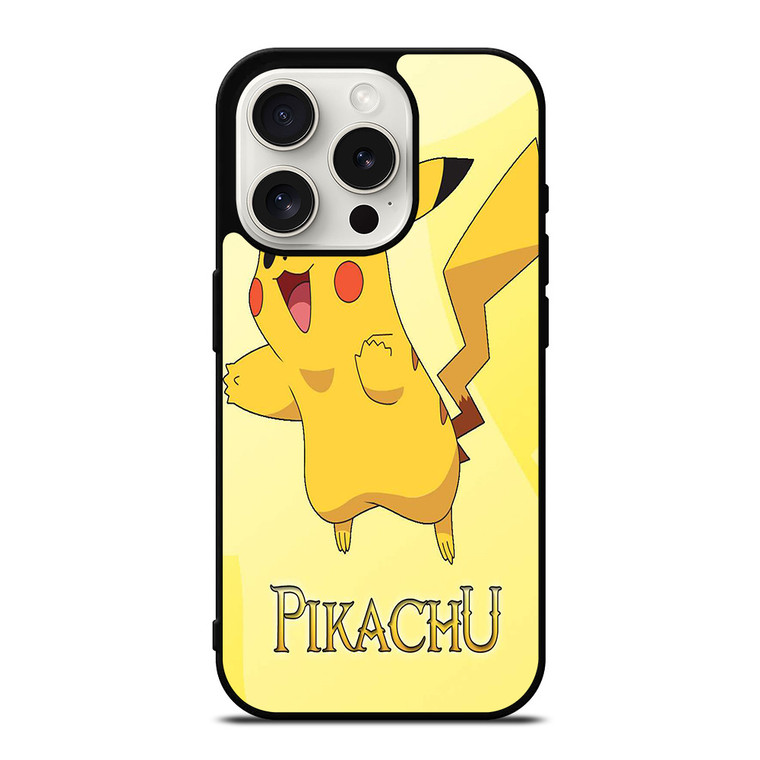 FUNNY CUTE PIKACHU POKEMON iPhone 15 Pro Case