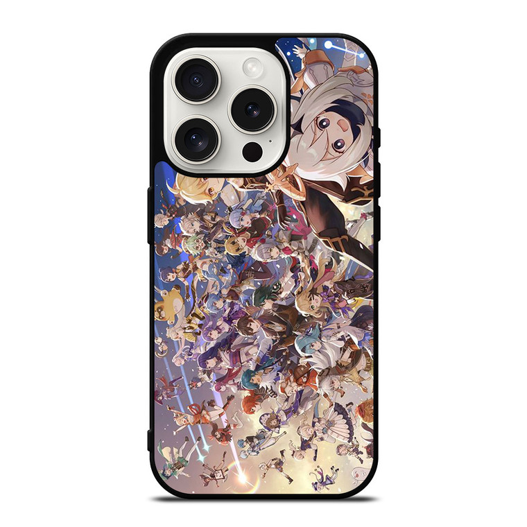 GENSHIN IMPACT ALL GAME CHARACTERS iPhone 15 Pro Case