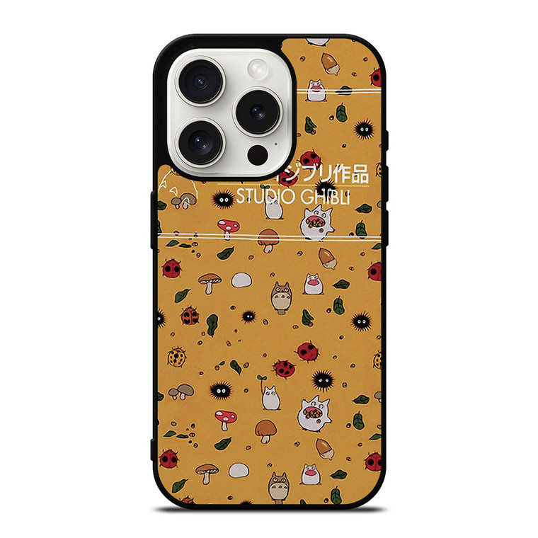 GHIBLI PATTERN STUDIO iPhone 15 Pro Case