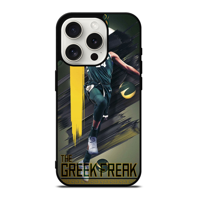 GIANNIS ANTETOKOUNMPO MILWAUKEE BUCKS iPhone 15 Pro Case