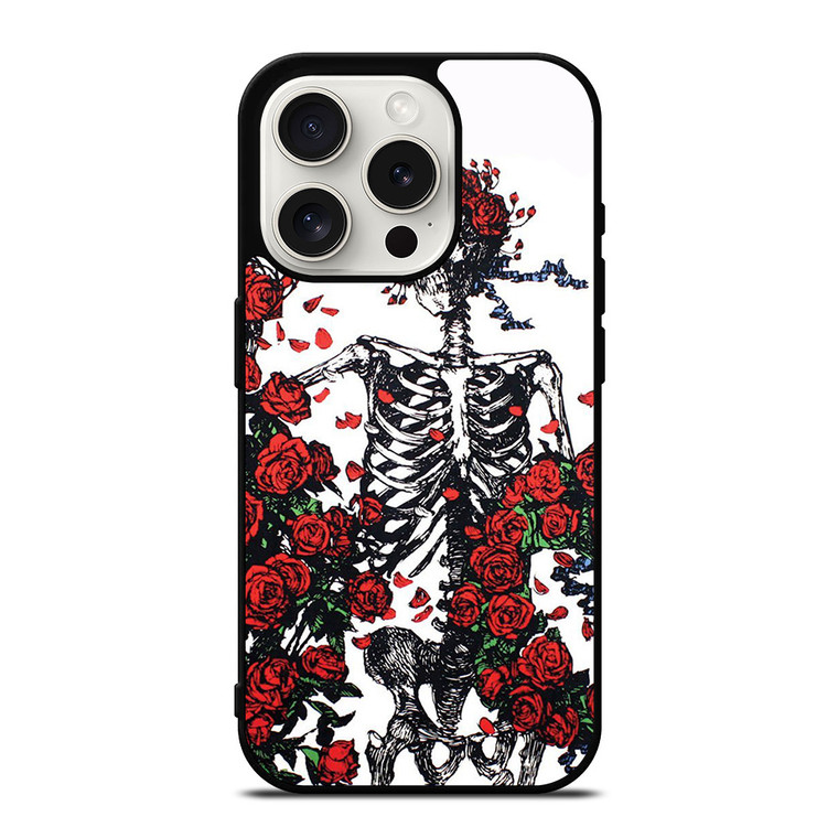 GRATEFUL DEAD BONES AND ROSES iPhone 15 Pro Case