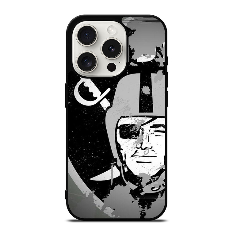 HARDSHELL OAKLAND RAIDERS iPhone 15 Pro Case