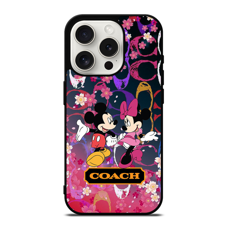 HOT COACH MICKEY COUPLE iPhone 15 Pro Case