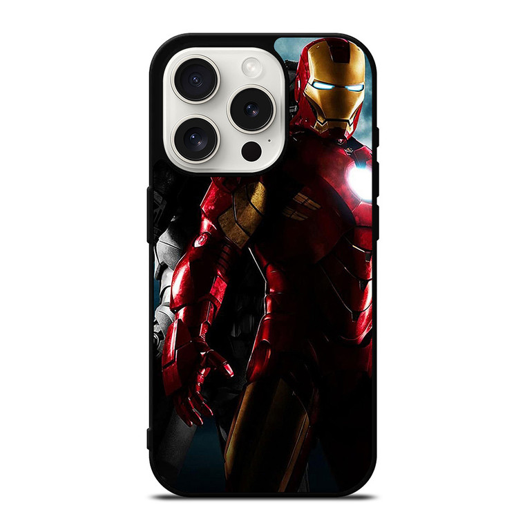 IRON MAN BLACK RED iPhone 15 Pro Case