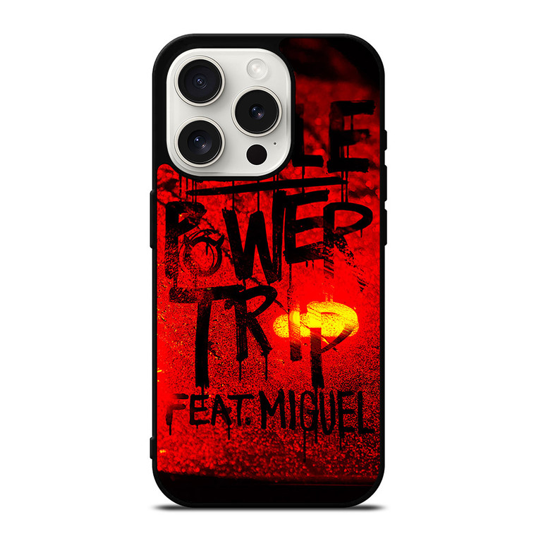 J COLE POWER TRIP ARTWORK iPhone 15 Pro Case