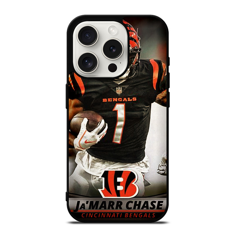 JA'MARR CHASE CINCINNATI BENGALS iPhone 15 Pro Case