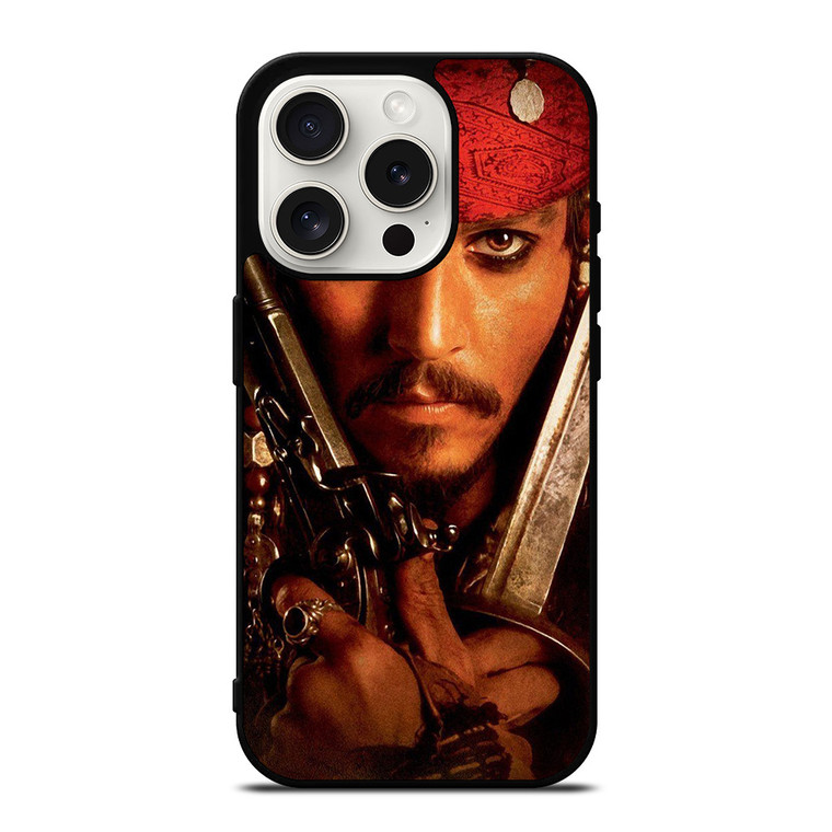 JACK SPARROW PIRATES OF THE CARIBBEAN iPhone 15 Pro Case
