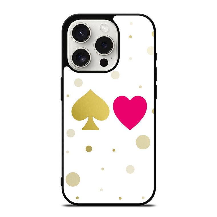 KATE SPADE AND HEART NEW YORK LOGO iPhone 15 Pro Case